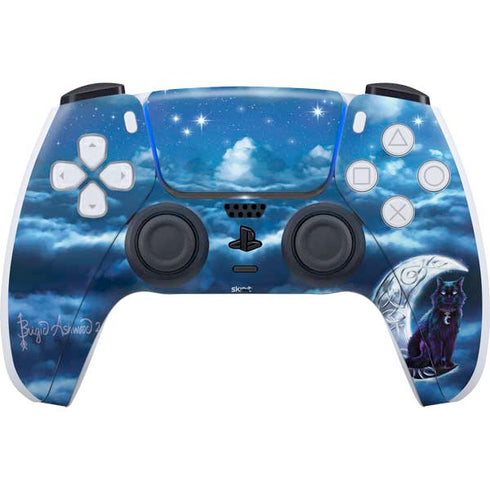 Brigid Ashwood Celtic Black Cat PS5 Controller Skin