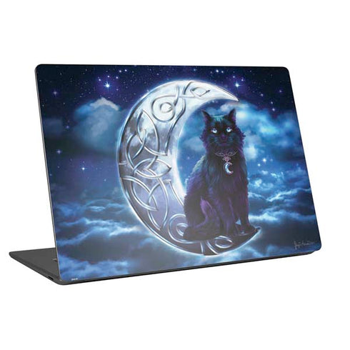 Brigid Ashwood Celtic Black Cat Universal Laptop 17in (13.8 x 10in) Skin