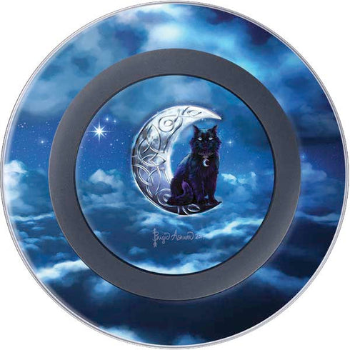 Brigid Ashwood Celtic Black Cat Wireless Charger Skin