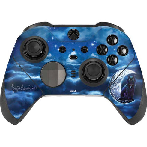 Brigid Ashwood Celtic Black Cat Xbox Elite Wireless Controller Series 2 Skin