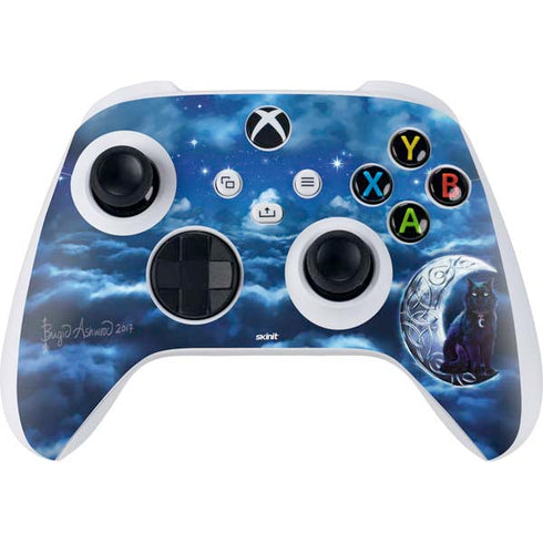 Brigid Ashwood Celtic Black Cat Xbox Series S Controller Skin