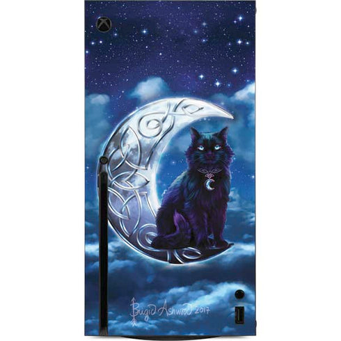 Brigid Ashwood Celtic Black Cat Xbox Series X Console Skin