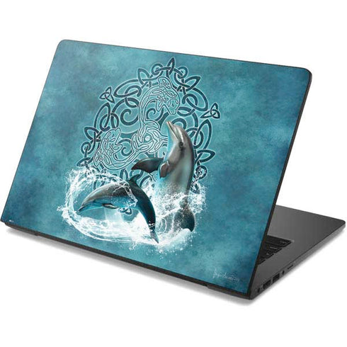 Brigid Ashwood Celtic Dolphin Dell Chromebook Skin