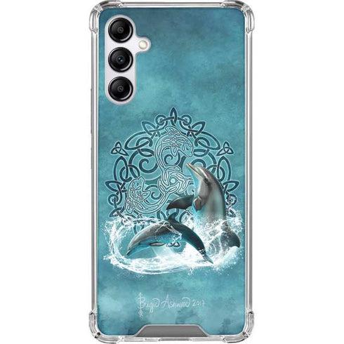 Brigid Ashwood Celtic Dolphin Galaxy A14 5G Clear Case
