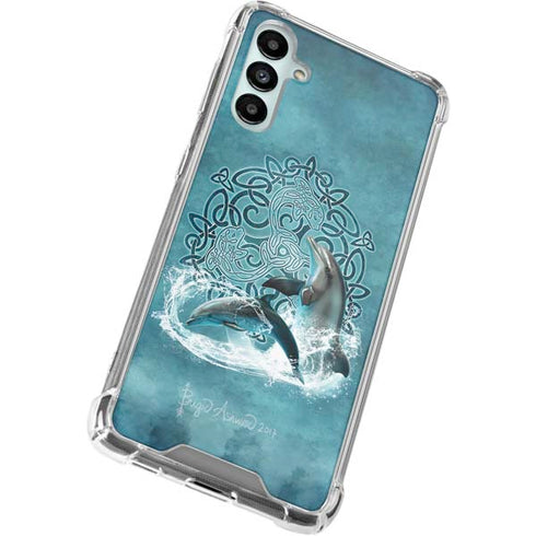 Brigid Ashwood Celtic Dolphin Galaxy A14 5G Clear Case