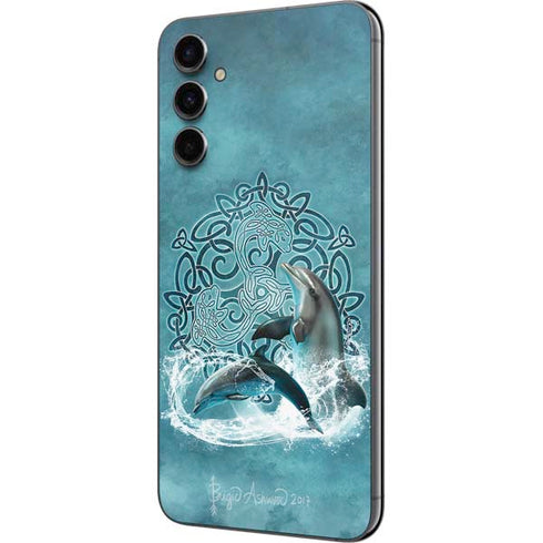 Brigid Ashwood Celtic Dolphin Galaxy A14 5G Skin