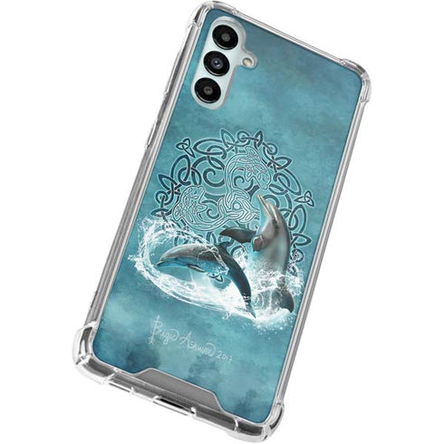 Celtic Dolphin by Brigid Ashwood Galaxy A15 5G Clear Case