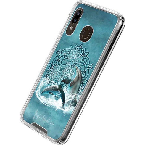 Brigid Ashwood Celtic Dolphin Galaxy A30 Clear Case