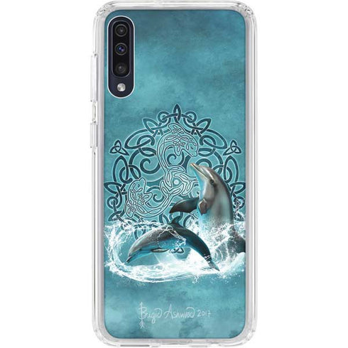 Brigid Ashwood Celtic Dolphin Galaxy A50 Clear Case
