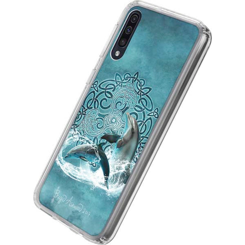 Brigid Ashwood Celtic Dolphin Galaxy A50 Clear Case
