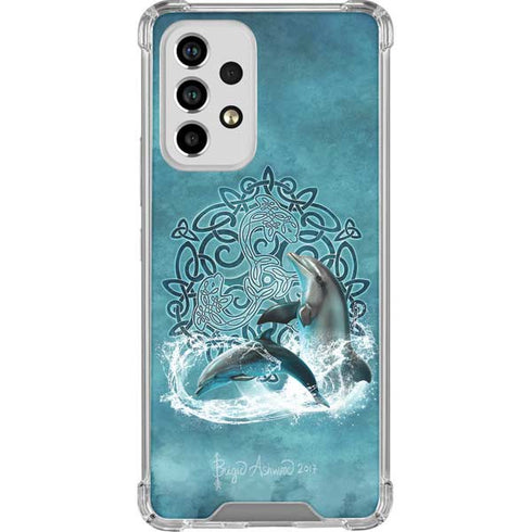Brigid Ashwood Celtic Dolphin Galaxy A53 5G Clear Case