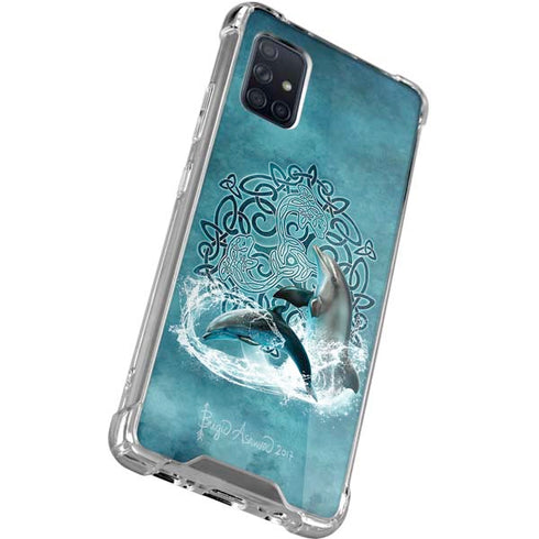 Brigid Ashwood Celtic Dolphin Galaxy A71 5G Clear Case