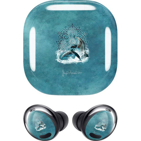 Brigid Ashwood Celtic Dolphin Galaxy Buds Pro Skin