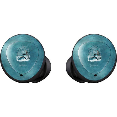 Brigid Ashwood Celtic Dolphin Galaxy Buds Skin
