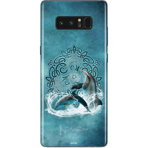 Brigid Ashwood Celtic Dolphin Galaxy Note 8 Skin