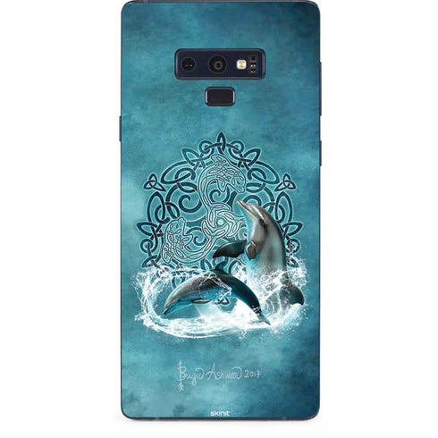 Brigid Ashwood Celtic Dolphin Galaxy Note 9 Skin