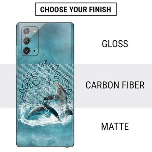 Brigid Ashwood Celtic Dolphin Galaxy Note20 5G Skin