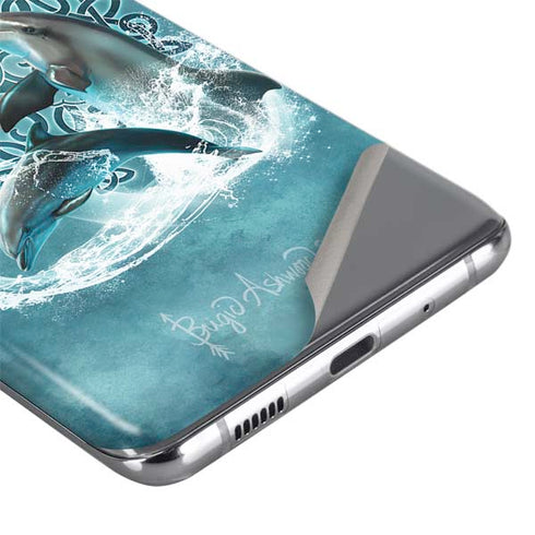 Brigid Ashwood Celtic Dolphin Galaxy S20 Skin