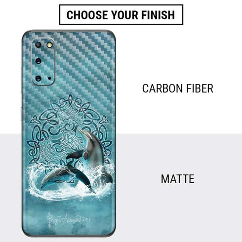 Brigid Ashwood Celtic Dolphin Galaxy S20 Skin