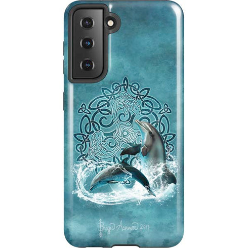 Brigid Ashwood Celtic Dolphin Galaxy S21 5G Pro Case