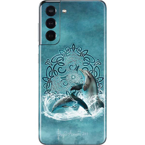 Brigid Ashwood Celtic Dolphin Galaxy S21 5G Skin