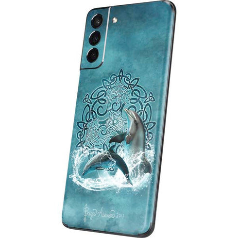 Brigid Ashwood Celtic Dolphin Galaxy S21 5G Skin