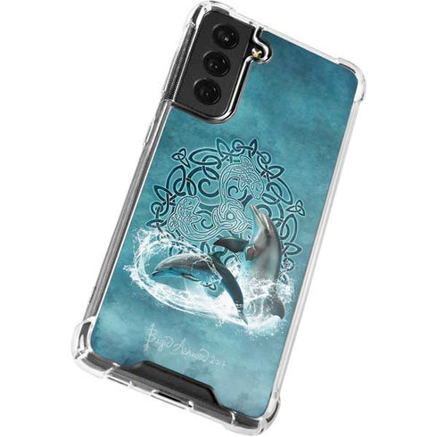 Brigid Ashwood Celtic Dolphin Galaxy S21 FE Clear Case