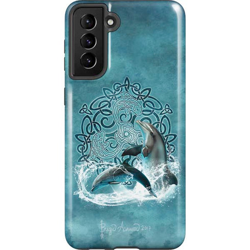 Brigid Ashwood Celtic Dolphin Galaxy S21 FE Pro Case
