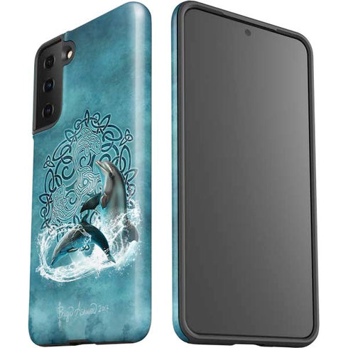 Brigid Ashwood Celtic Dolphin Galaxy S21 Plus 5G Pro Case