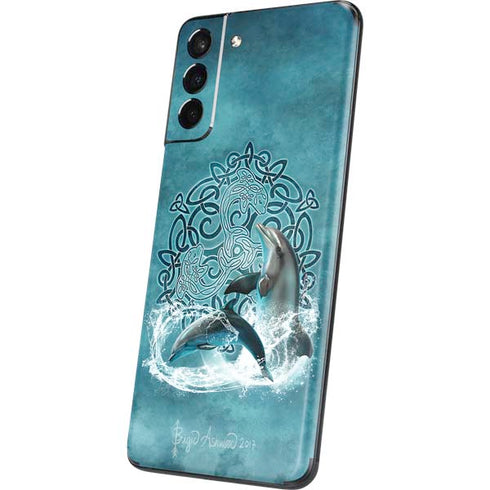 Brigid Ashwood Celtic Dolphin Galaxy S21 Plus 5G Skin