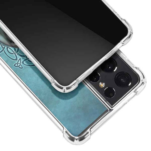 Brigid Ashwood Celtic Dolphin Galaxy S21 Ultra 5G Clear Case