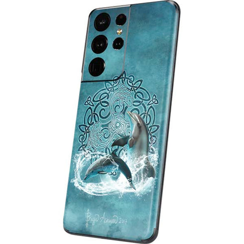 Brigid Ashwood Celtic Dolphin Galaxy S21 Ultra 5G Skin
