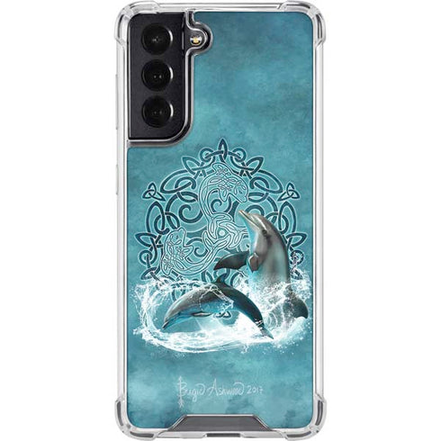 Brigid Ashwood Celtic Dolphin Galaxy S22 Clear Case