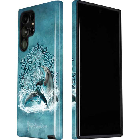 Brigid Ashwood Celtic Dolphin Galaxy S22 Ultra Pro Case