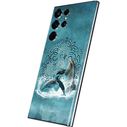 Brigid Ashwood Celtic Dolphin Galaxy S22 Ultra Skin