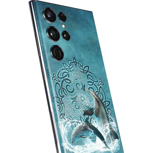 Brigid Ashwood Celtic Dolphin Galaxy S22 Ultra Skin