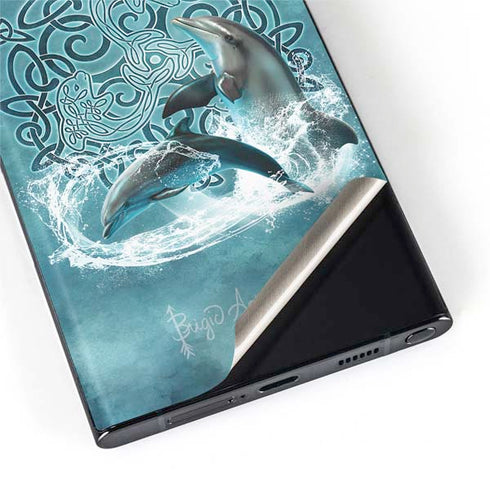 Brigid Ashwood Celtic Dolphin Galaxy S22 Ultra Skin