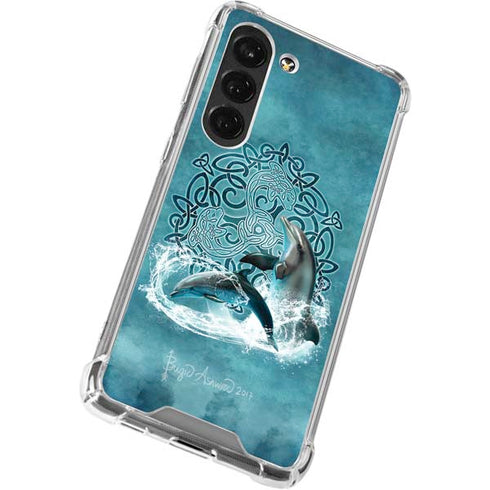 Brigid Ashwood Celtic Dolphin Galaxy S23 Clear Case