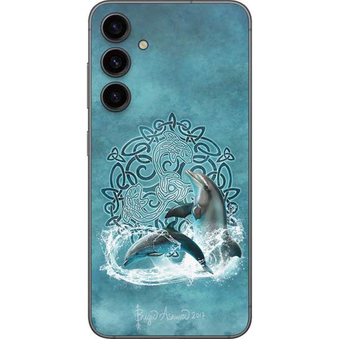 Celtic Dolphin by Brigid Ashwood Galaxy S23 FE Skin
