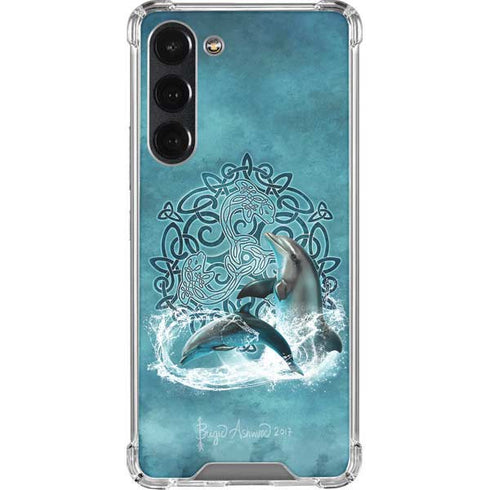 Brigid Ashwood Celtic Dolphin Galaxy S23 Plus Clear Case