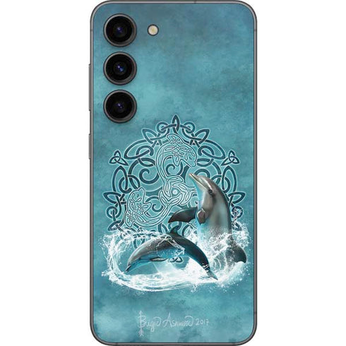 Brigid Ashwood Celtic Dolphin Galaxy S23 Skin