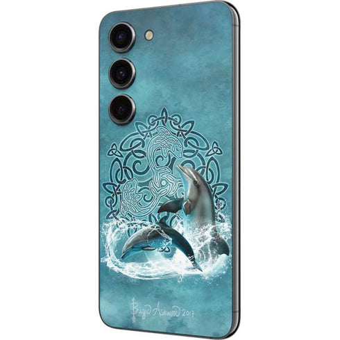 Brigid Ashwood Celtic Dolphin Galaxy S23 Skin