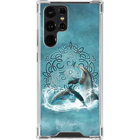Celtic Dolphin by Brigid Ashwood Galaxy S24 Ultra Clear Case
