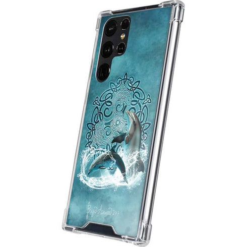 Celtic Dolphin by Brigid Ashwood Galaxy S24 Ultra Clear Case