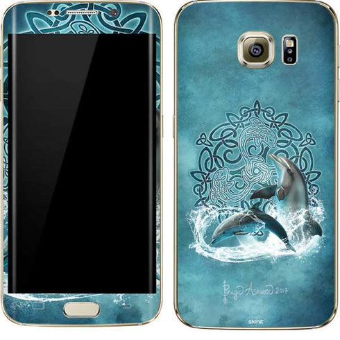 Brigid Ashwood Celtic Dolphin Galaxy S7 Edge Skin