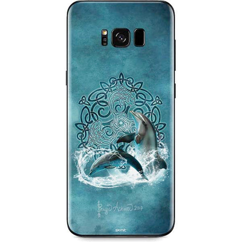 Brigid Ashwood Celtic Dolphin Galaxy S8 Skin