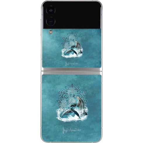 Brigid Ashwood Celtic Dolphin Galaxy Z Flip3 5G Skin