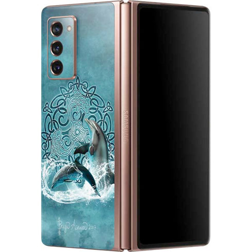 Brigid Ashwood Celtic Dolphin Galaxy Z Fold2 5G Skin