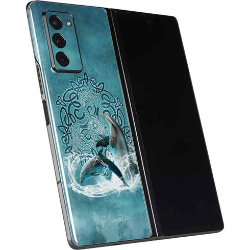 Brigid Ashwood Celtic Dolphin Galaxy Z Fold2 5G Skin