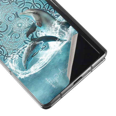 Brigid Ashwood Celtic Dolphin Galaxy Z Fold2 5G Skin